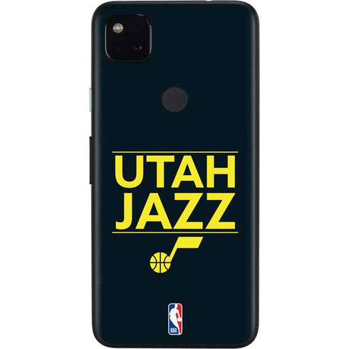 NBA Utah Jazz Standard - Black Google Pixel 4a Skin